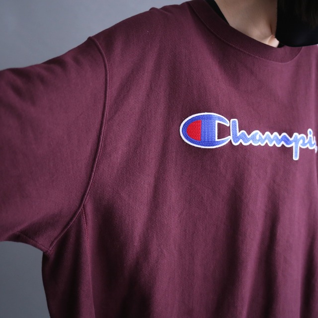 "Champion" XXL super big silhouette logo wappen design sweat