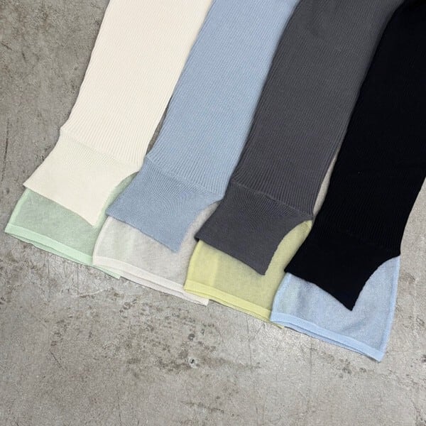 Rayered flare cardigan