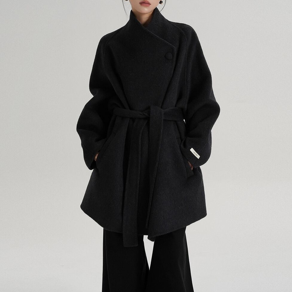 gown midi coat / l0926