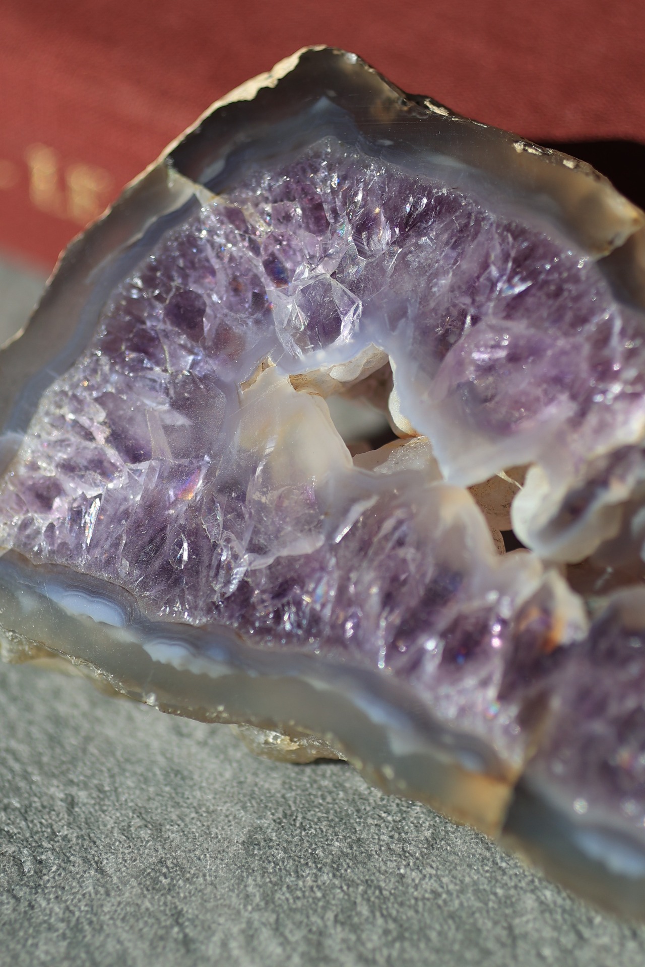 アメジスト スライスプレート ｜Amethyst Slice｜ 天然石・鉱物・パワーストーン | st00401