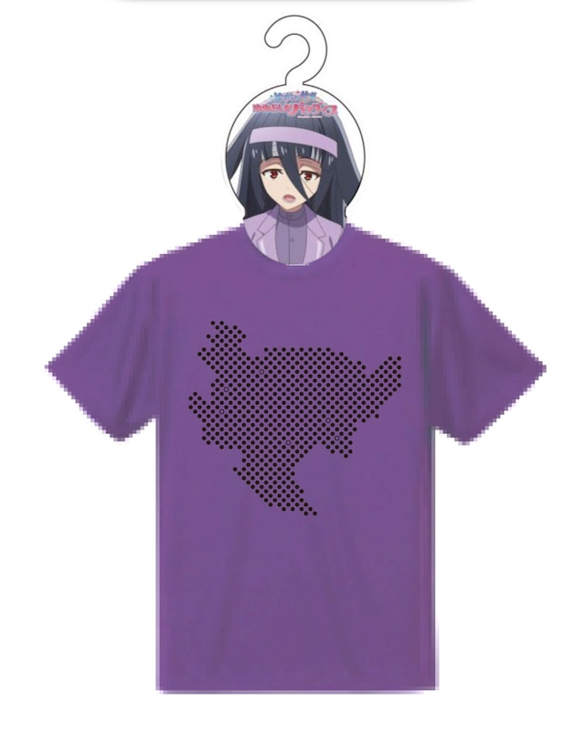 【セット価格】ゾンビランドサガ×伊万里ちゃんぽん新橋店コラボハンガー(SAGA県Ｔシャツ）／ 色：パープル