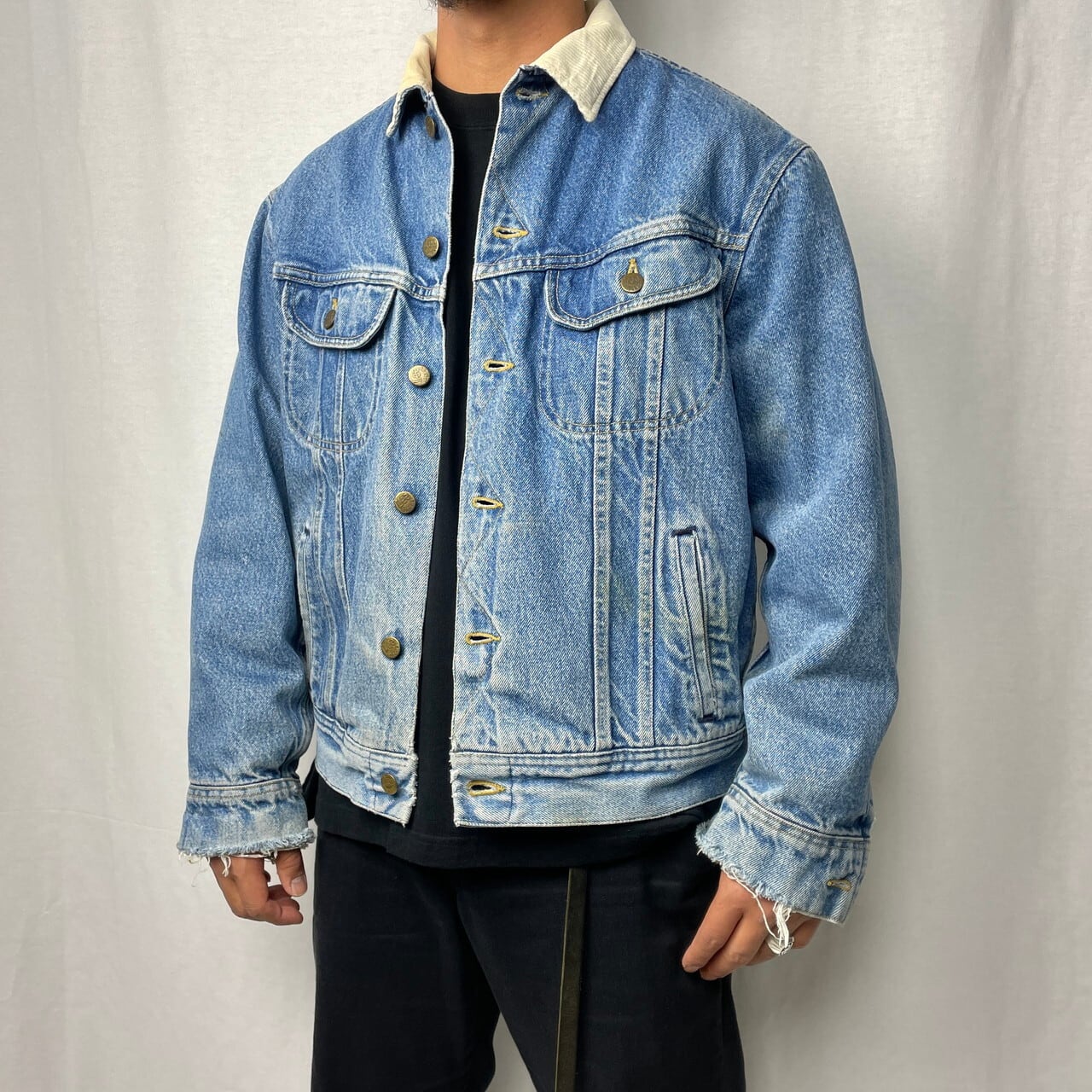 古着 80s メキシコ製 OSHKOSH オシュコシュ デニムブルゾン-