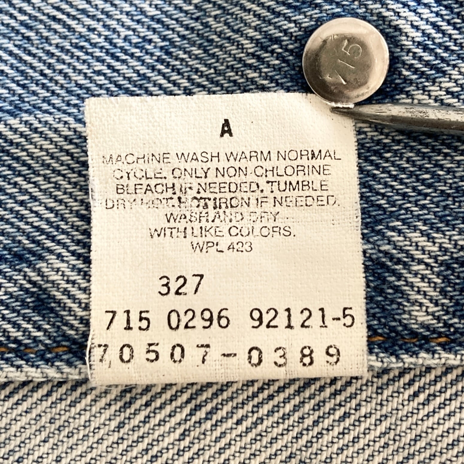 Size.XL】90's US.Levis リーバイス 70507 97年製 USA製 アメリカ製 裏