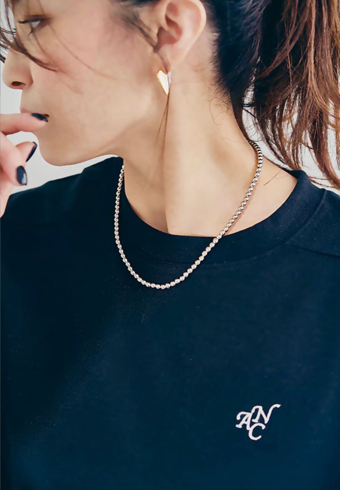 ANIECA 】Ball Chain Necklace/ボール チェーン ネックレス | valance