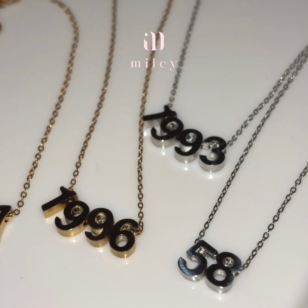number necklace | milcy（ミルシー） 大人フェミニンアクセサリーショップ
