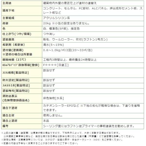 ビーズコートフレッシュ スズカファイン 20kg缶 つや消し 白 標準色 淡彩色 中彩色 | 防水材料屋一番　BASE powered by BASE