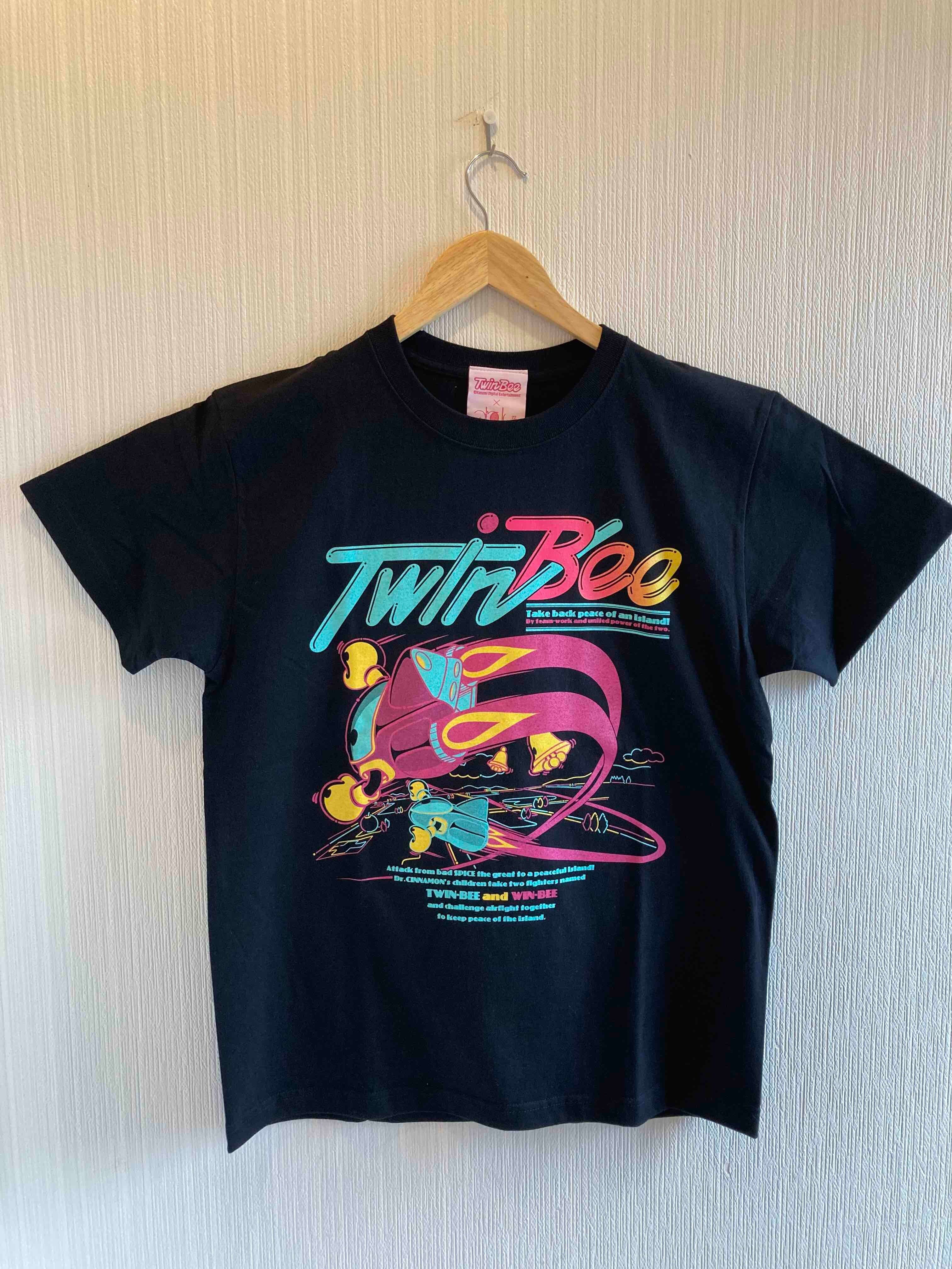 Twinbee フルカラーtシャツ ブラック ホワイト Video Game Tokyo Controller Company Official Online Store
