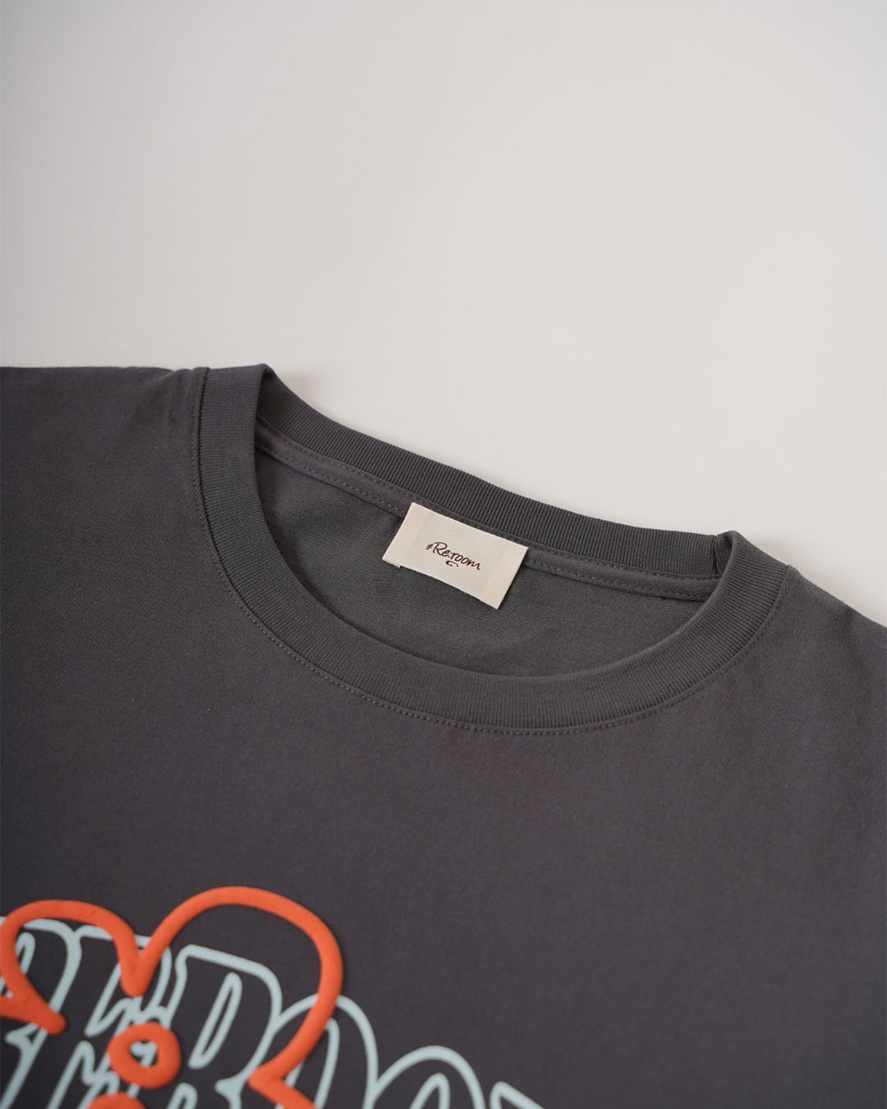 【#Re:room】LOGO BIG FLOWER PRINT T-SHIRT［REC916］
