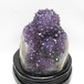 1.3Kg アメジスト クラスター ウルグアイ産 アメジスト 原石 amethyst 台座付属 一点物 182-8820