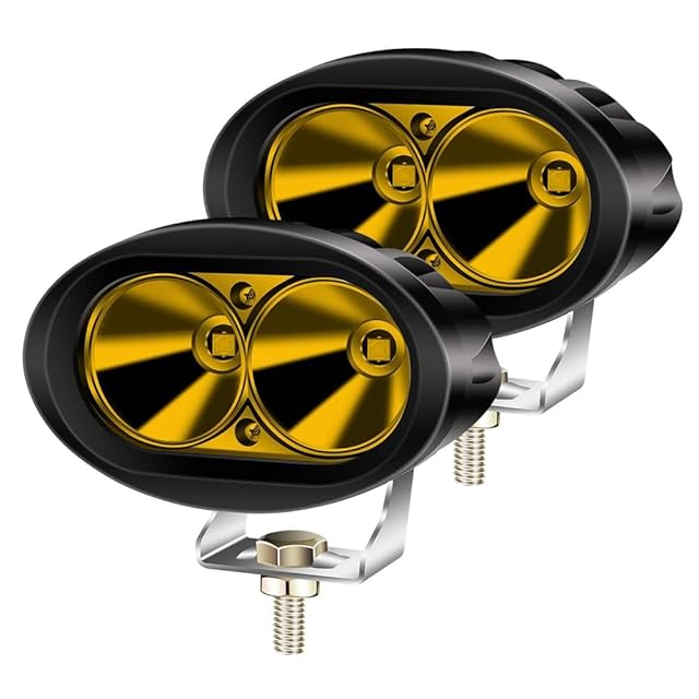 CHELHEAD バイク用 LED フォグランプ 50W 4インチ 2個セット - 防水 高