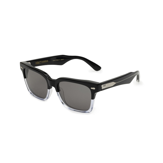 EVILACT eyewear " EMBLEM " black x clear / photochromic gray lens