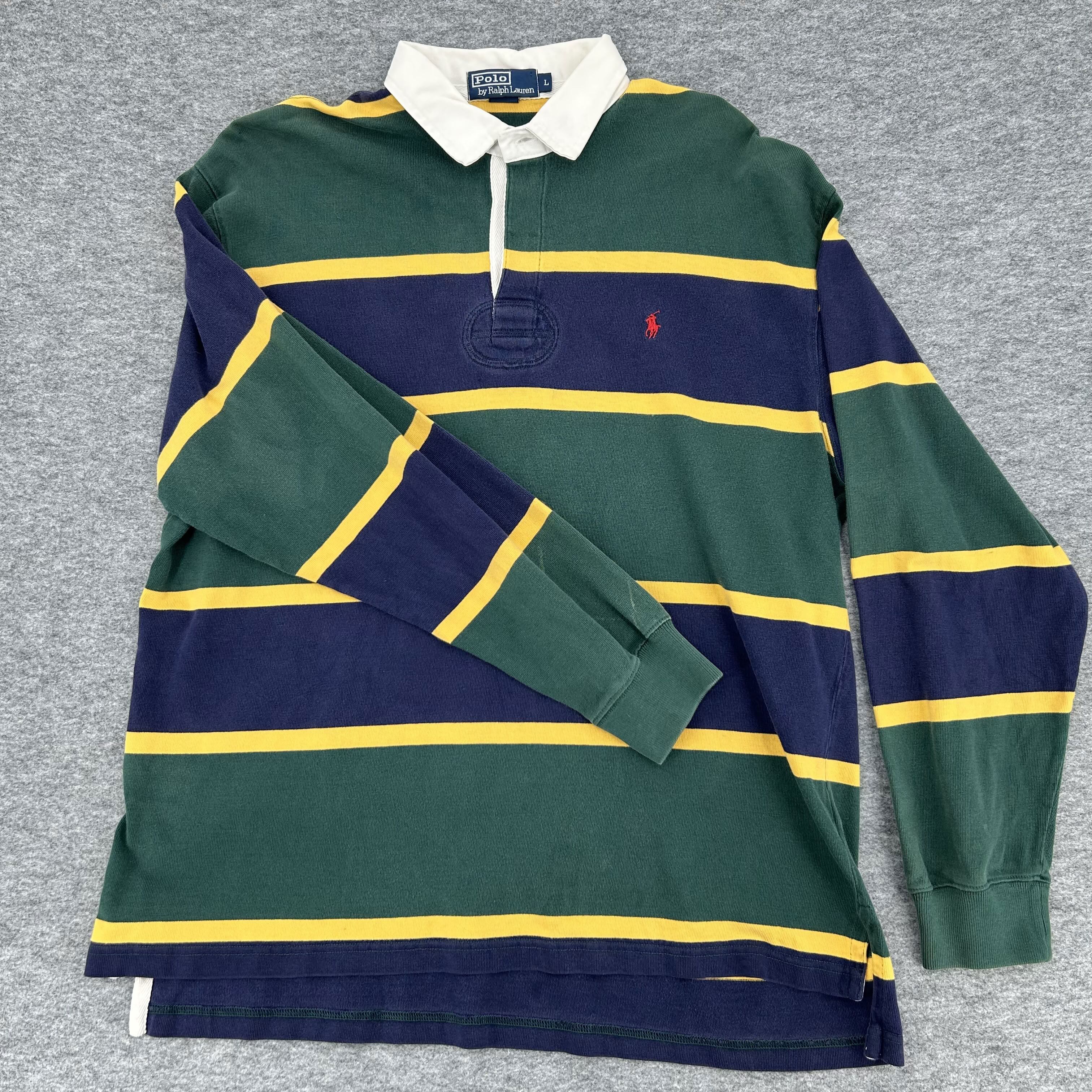 POLO Ralph Lauren ポロ ラルフローレン 長袖ラガーシャツ ボーダー