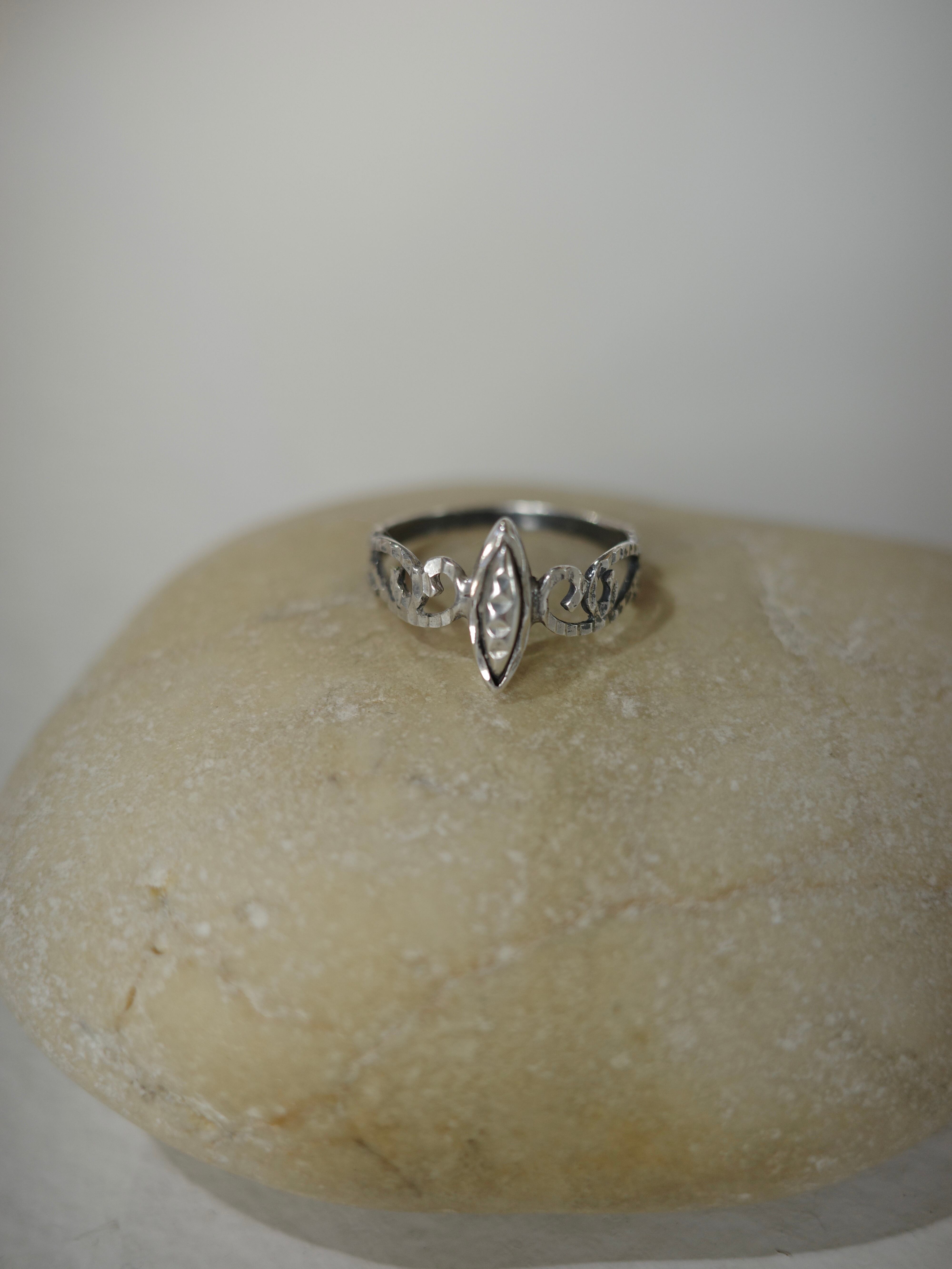 <vintage silver925>textured design ring