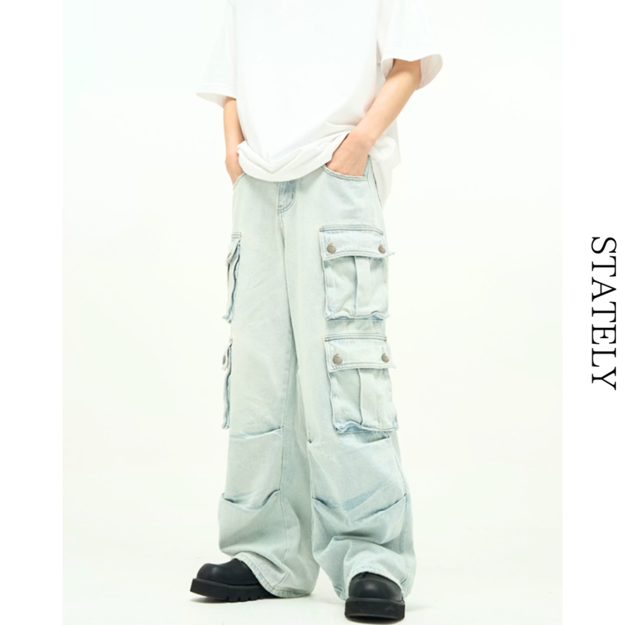 マルチポケットCargo Denim/2color_B165・画像6