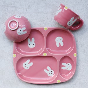 波佐見焼　新うさぎピンク　ミニマグカップ　15-066