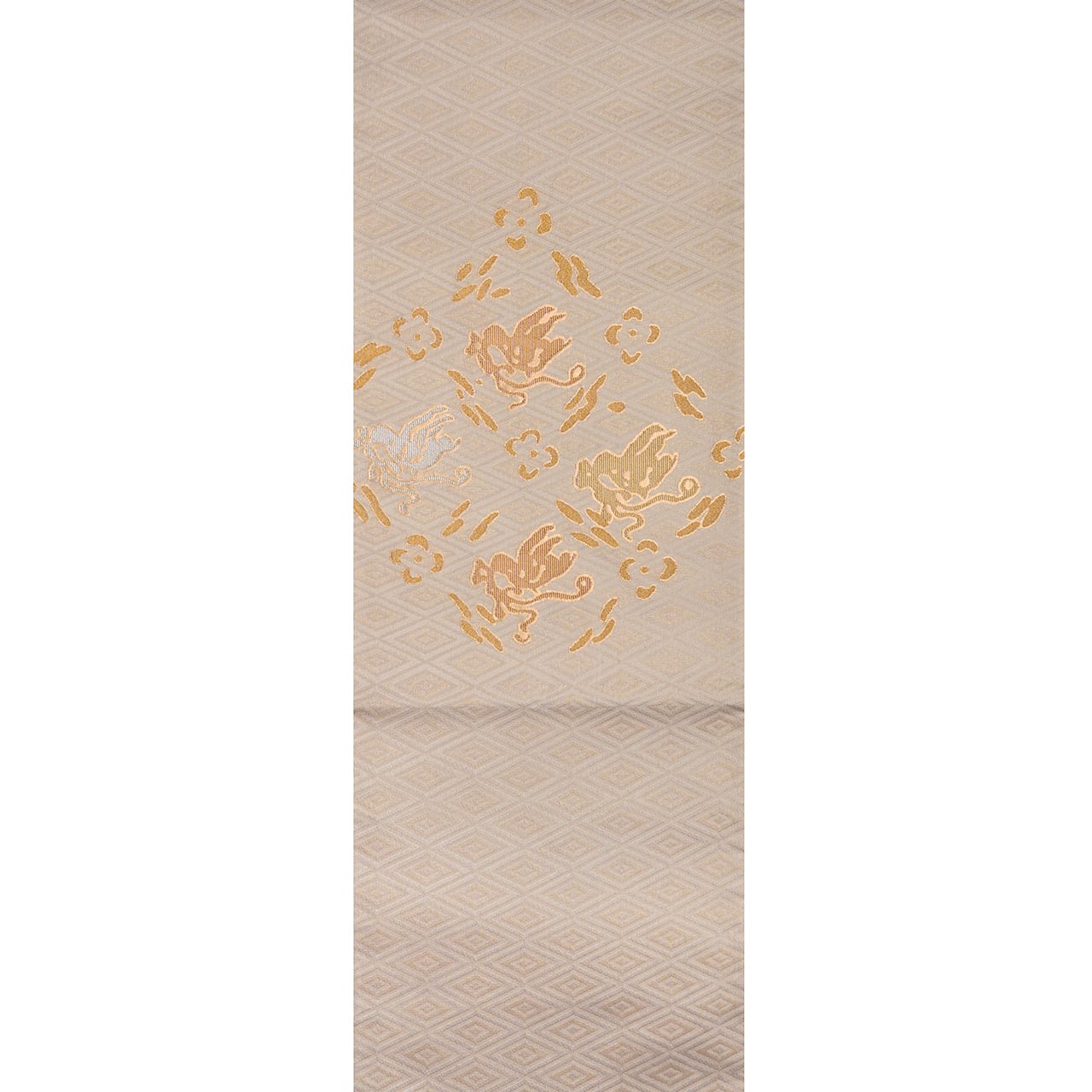 えり善扱 入子菱に天平鳥襷文 袋帯 【中古】 | かわの屋