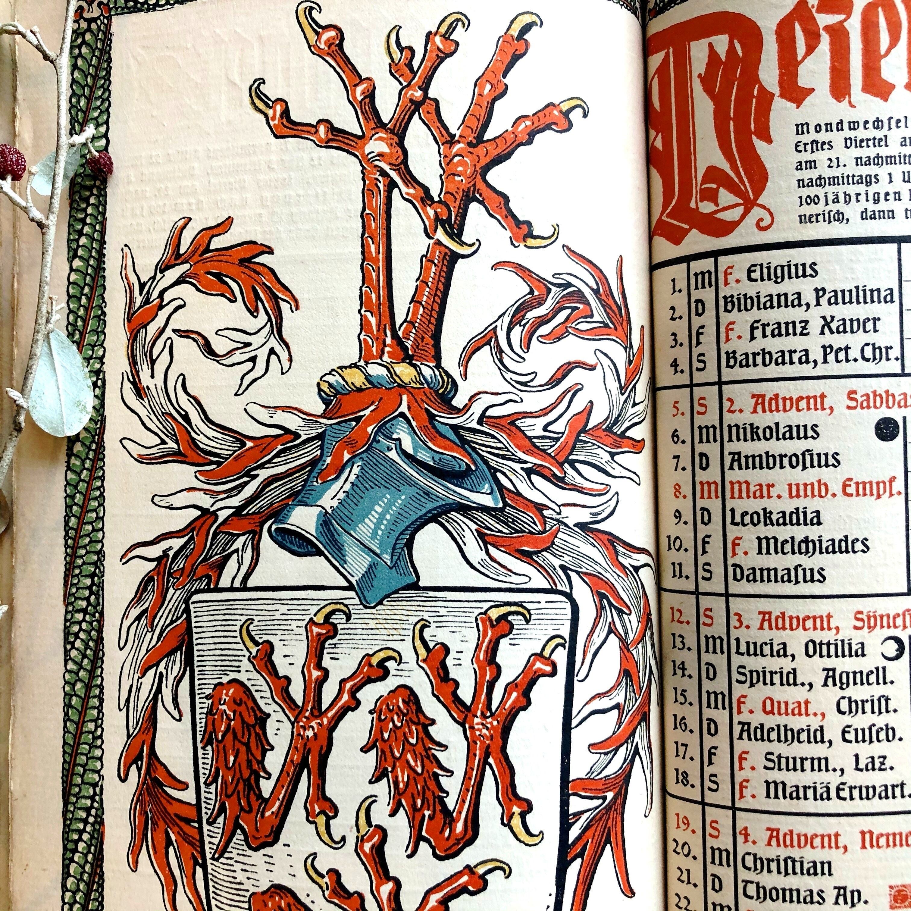 ミュンヘンカレンダー 1915年 | メルキュール骨董店