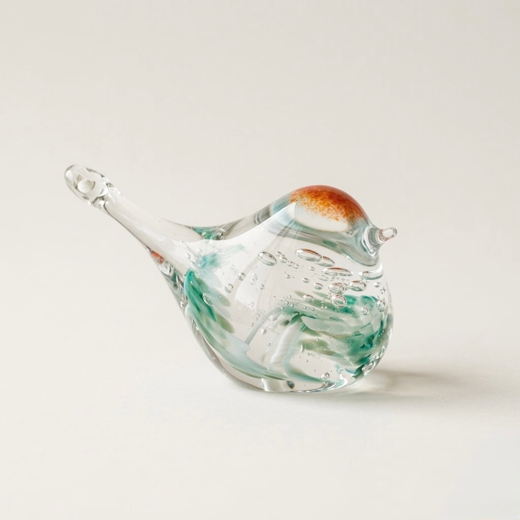 Glass Plate ガラス プレート 金箔 M (幅 24.5 cm ) | TSUNE;田中恒子