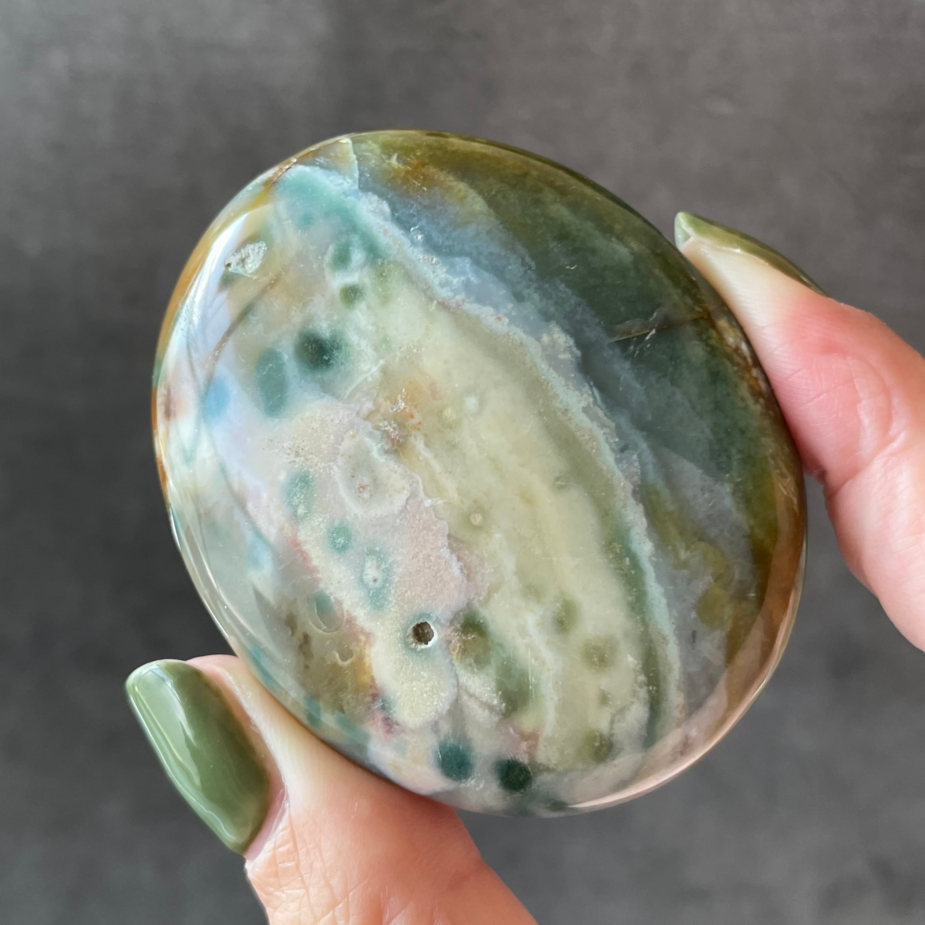 マダガスカル産♦︎Ocean Jasper オーシャンジャスパー|palm パーム|天然石 パワーストーン 鉱物 gem stone