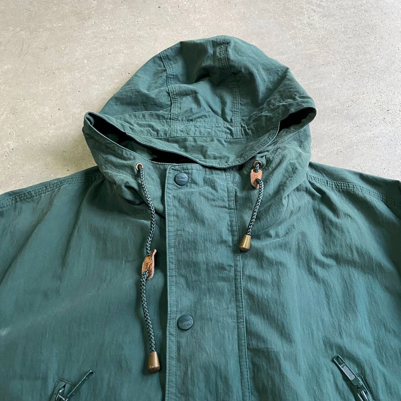 90年代 L.L.Bean エルエルビーン コットン×ナイロン マウンテンパーカー メンズL相当 古着 90s ヴィンテージ ビンテージ グリーン  緑【マウンテンパーカー】【アウトドアジャケット】【CS2209a-30】【CS2211-40】 | cave 古着屋【公式】古着通販サイト