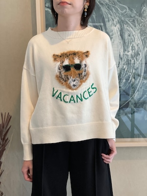 New◆存在感バツグン◎1枚で決まるもっちもちTigerニット