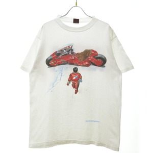 AKIRA / アキラ 80s〜 FASHION VICTIM ボディ 金田バイク 両面プリント半袖Tシャツ vintage ヴィンテージ