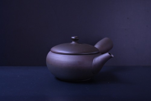 伊藤成二　平丸印龍蓋急須　　
