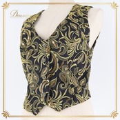 フラメンコ 衣装 チャレコ ベスト 黒 金 ゴールド 軽い 刺繍 スパンコール アトリエプリマ atelier prima ブラック系 ゴールド系 ダンス パーティ 発表会 刺繍デザイン 軽量 素材 高級感 レディース ベスト ファッション コスチューム ステージ衣装 フラメンコダンス おしゃれ