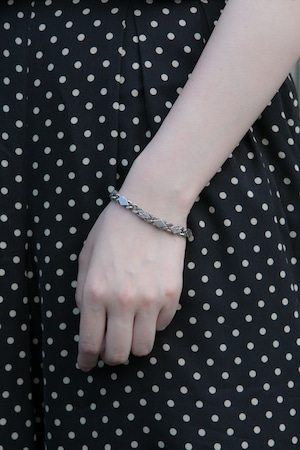 【Run Rabbit Run Vintage 】Silver color rhombus bracelet