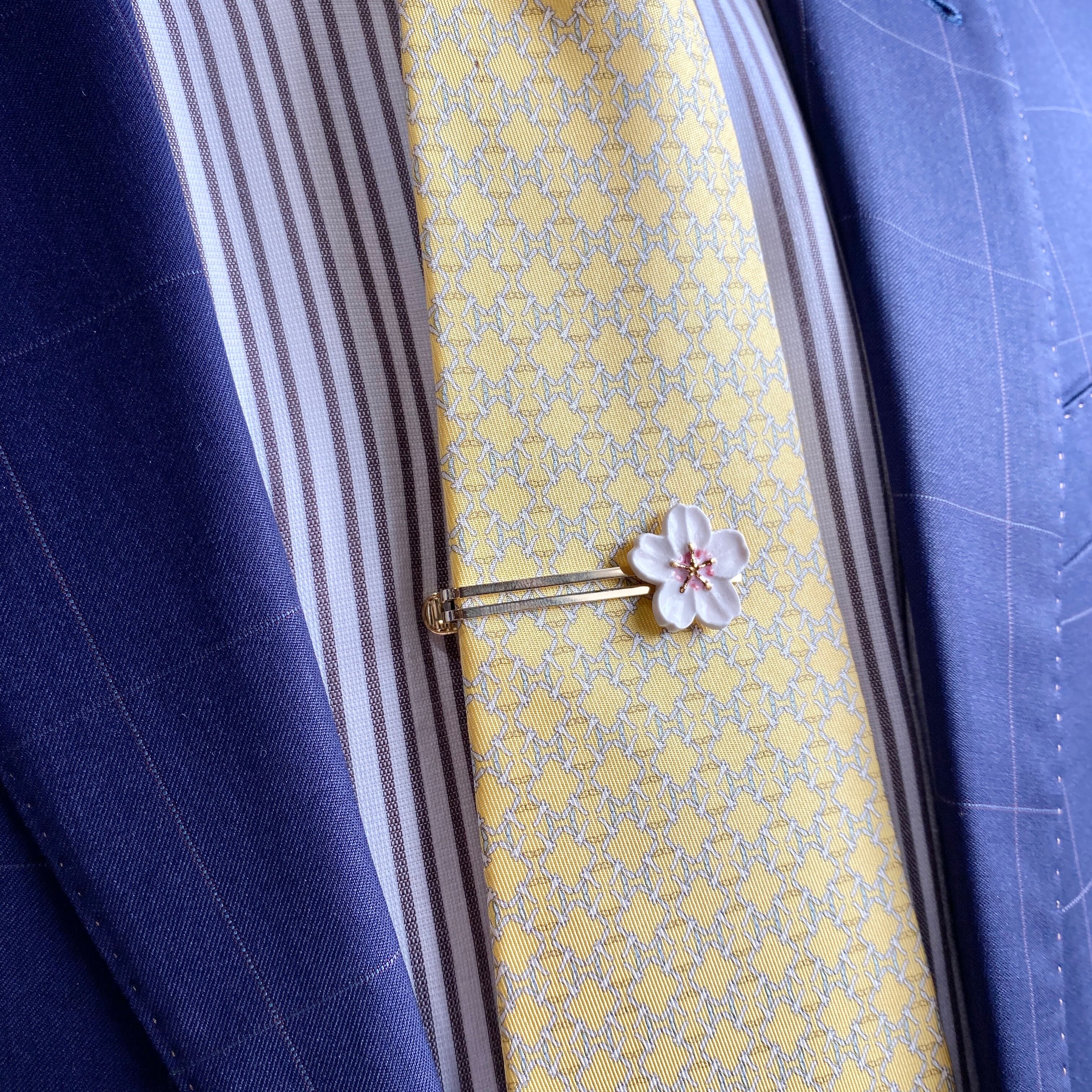 ネクタイピン 桜 / Sakura ホワイト | 【公式】ArtOpus. SHONAN