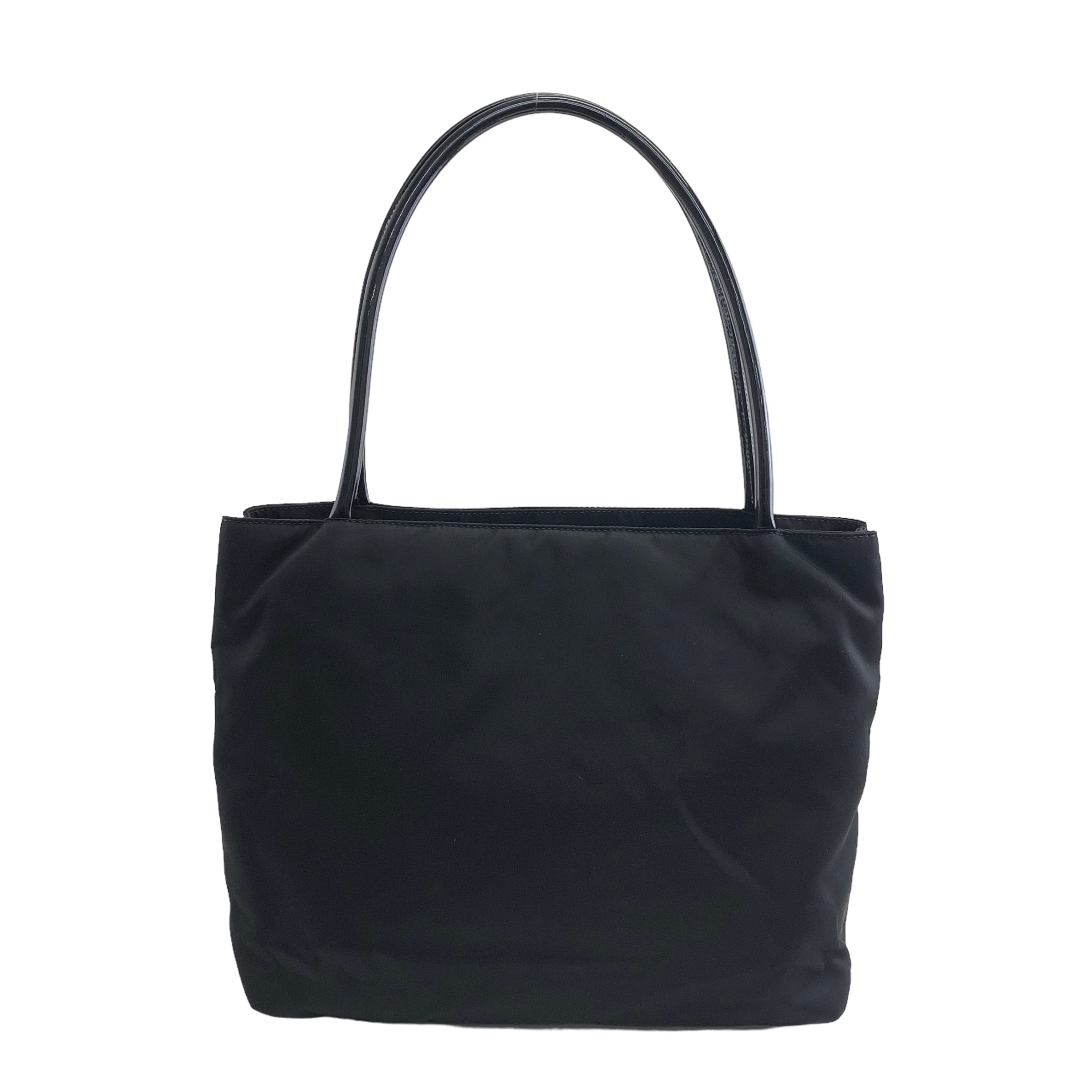 PRADA プラダ トライアングルロゴ ナイロン ハンドバッグ ブラック