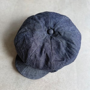 HICOSAKA「Denim Draiping Casket」INDIGO