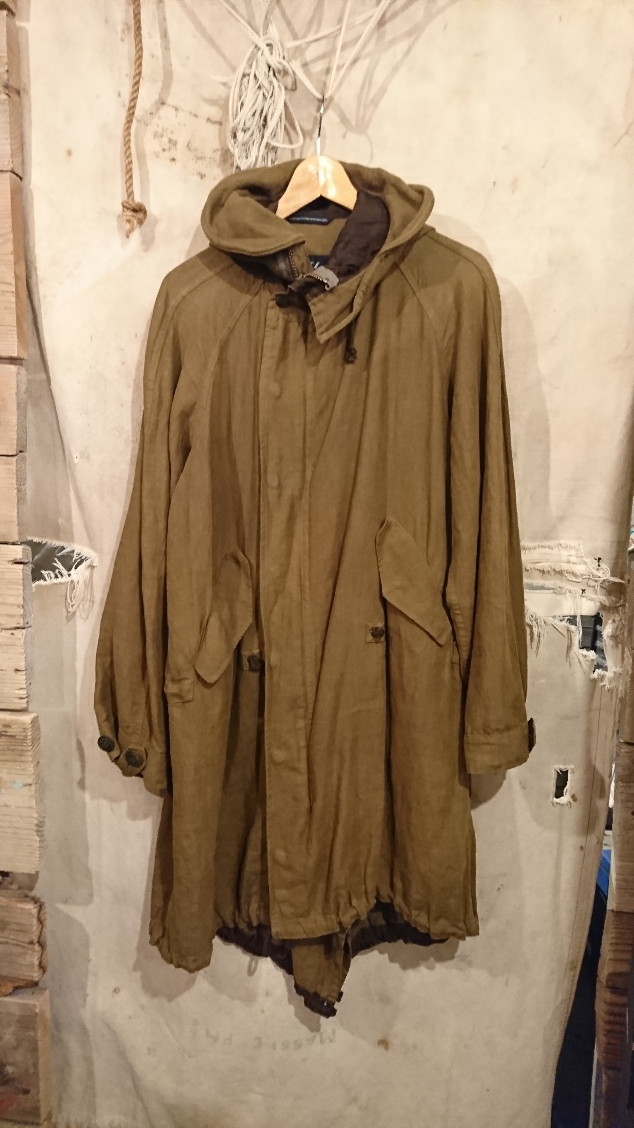 S'YTE Yohji Yamamoto 17SS リネン モッズ コート M 731546c9d1d127ba18c307cf7a6de8