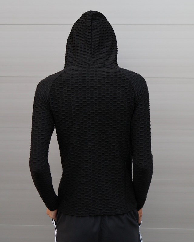 3D design zip hoodie