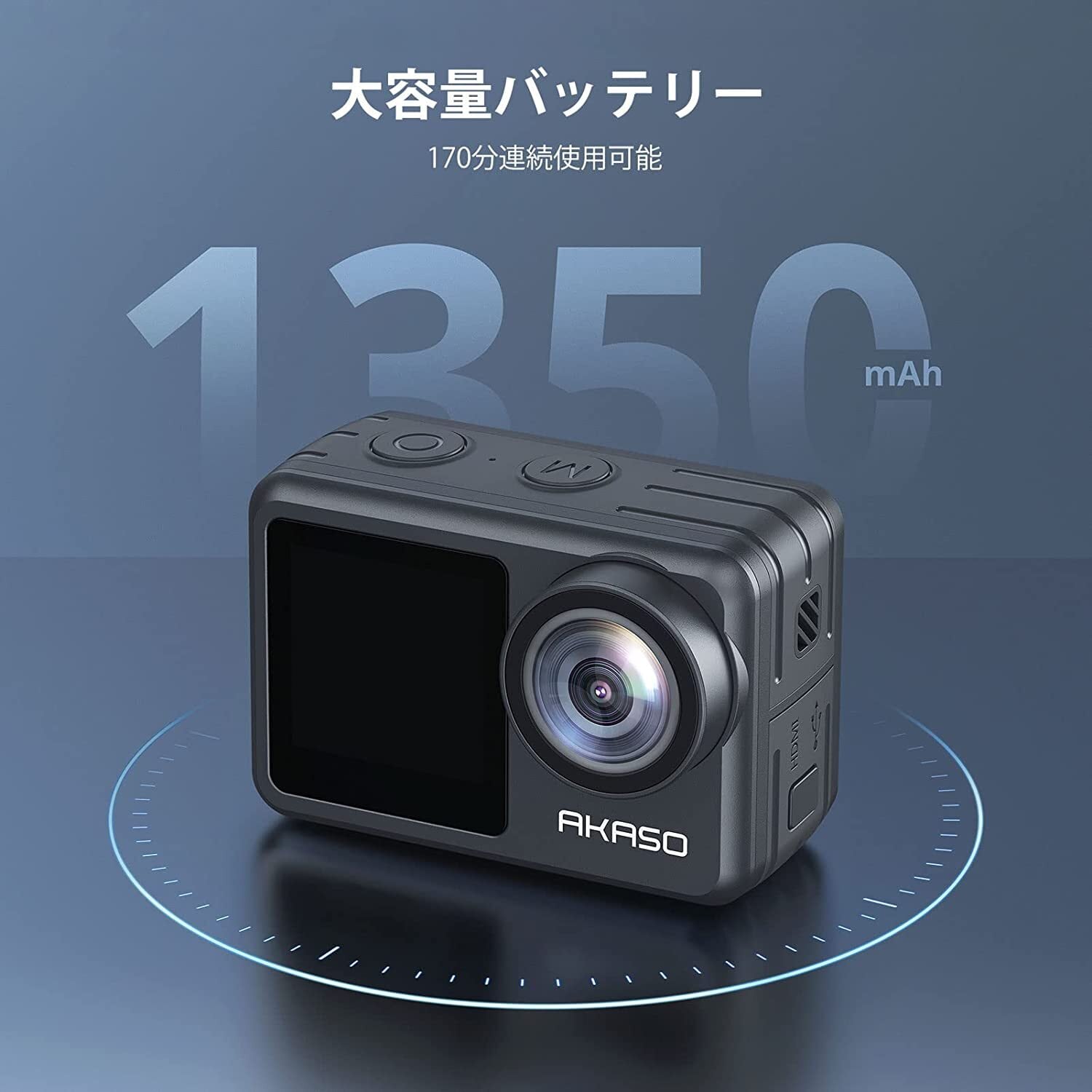 4563 アクションカメラ ウェアラブルカメラ 4K 20MP リモコン WiFi搭載