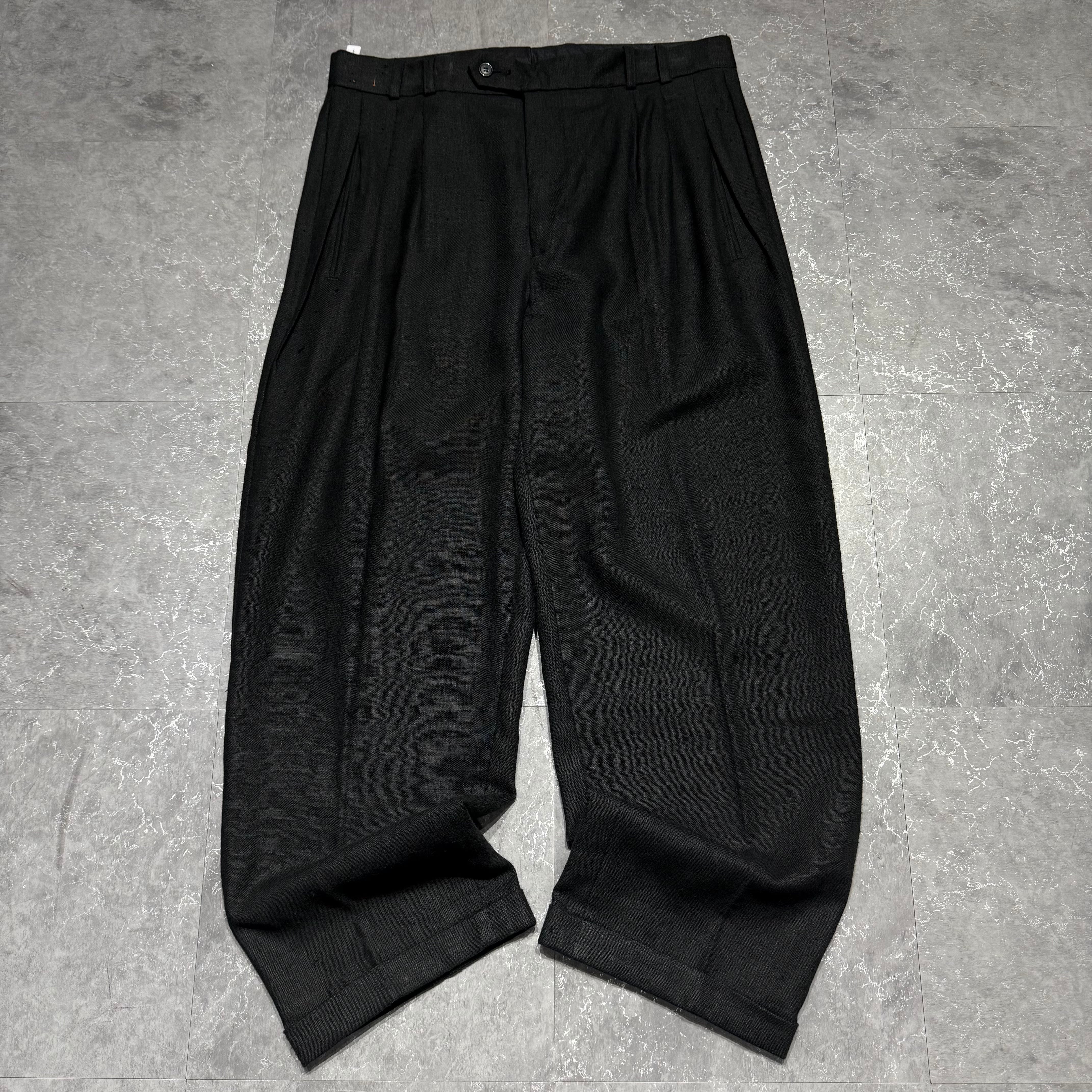 90s~ Polo by Ralph Lauren wool wide slacks | RIYAN
