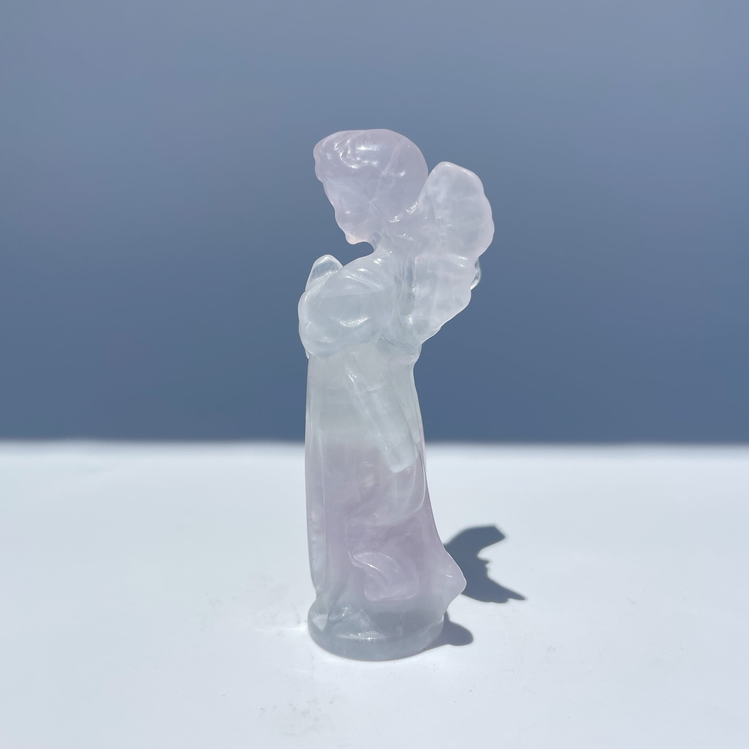 ラベンダーフローライトのスイートエンジェル01◇Fluorite Angel