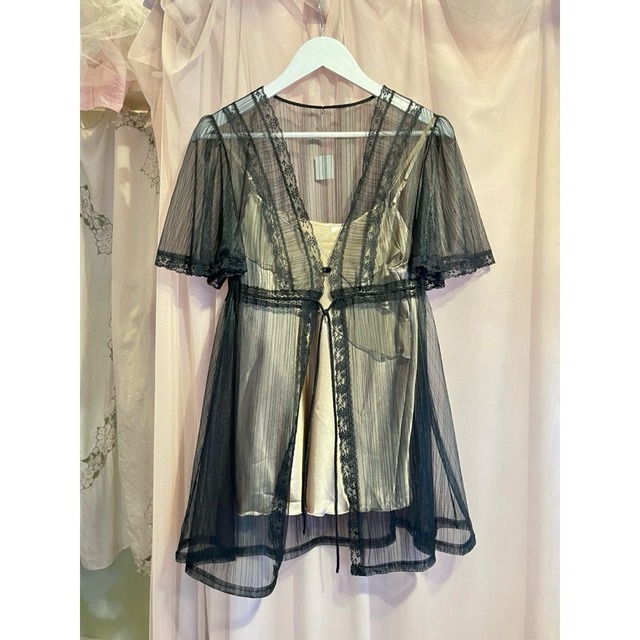 black sheer tops