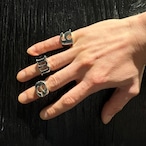 小文字 ビッグ イニシャル リング:CB Jewelry Studio シービー ジュエリー スタジオ
