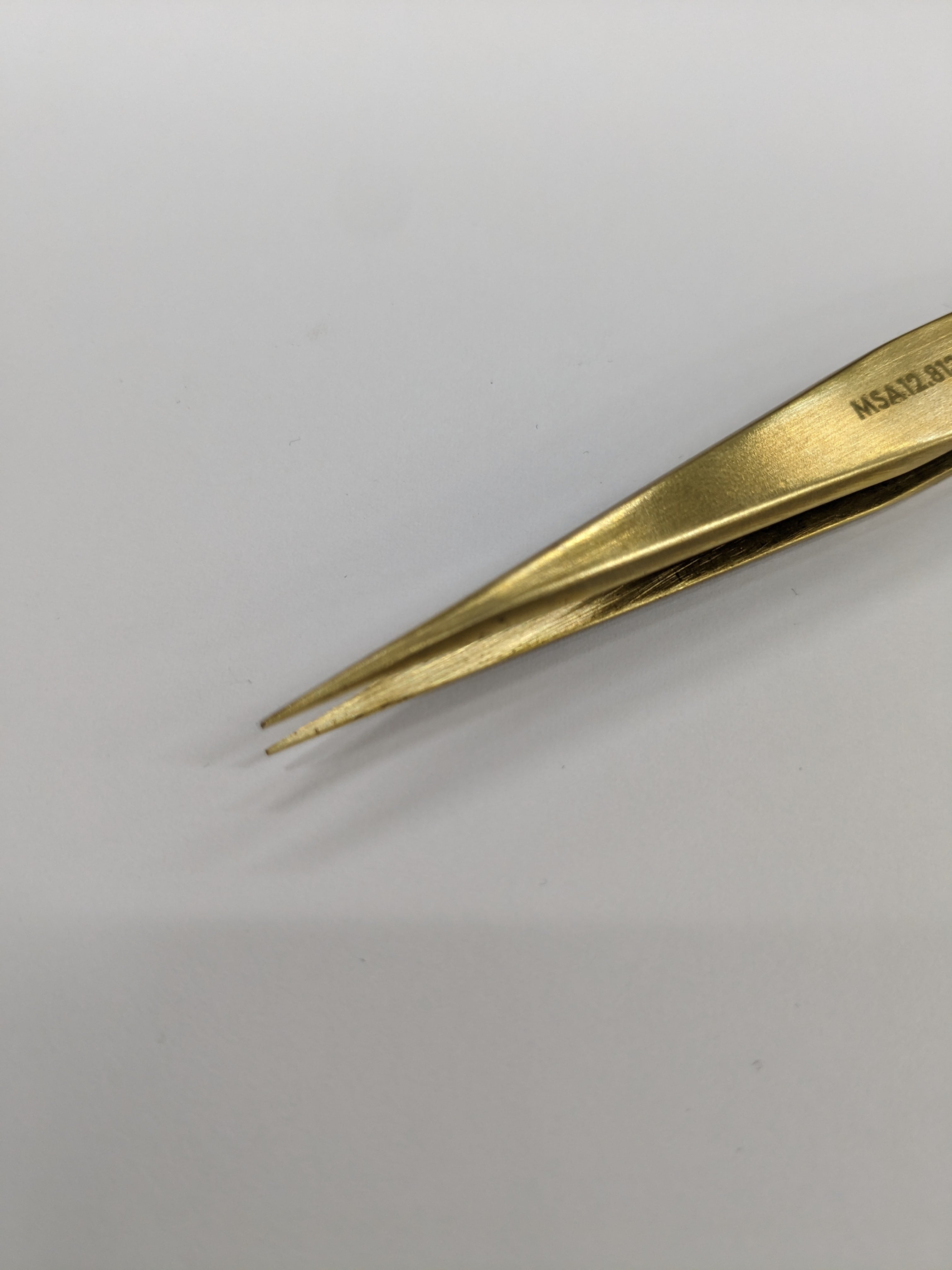MSA 12.813-AA 真鍮ピンセット HoroSwiss | 三宝 ～時計工具・彫金工具
