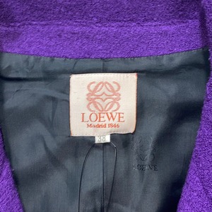vintage LOEWE purple wool coverall jacket