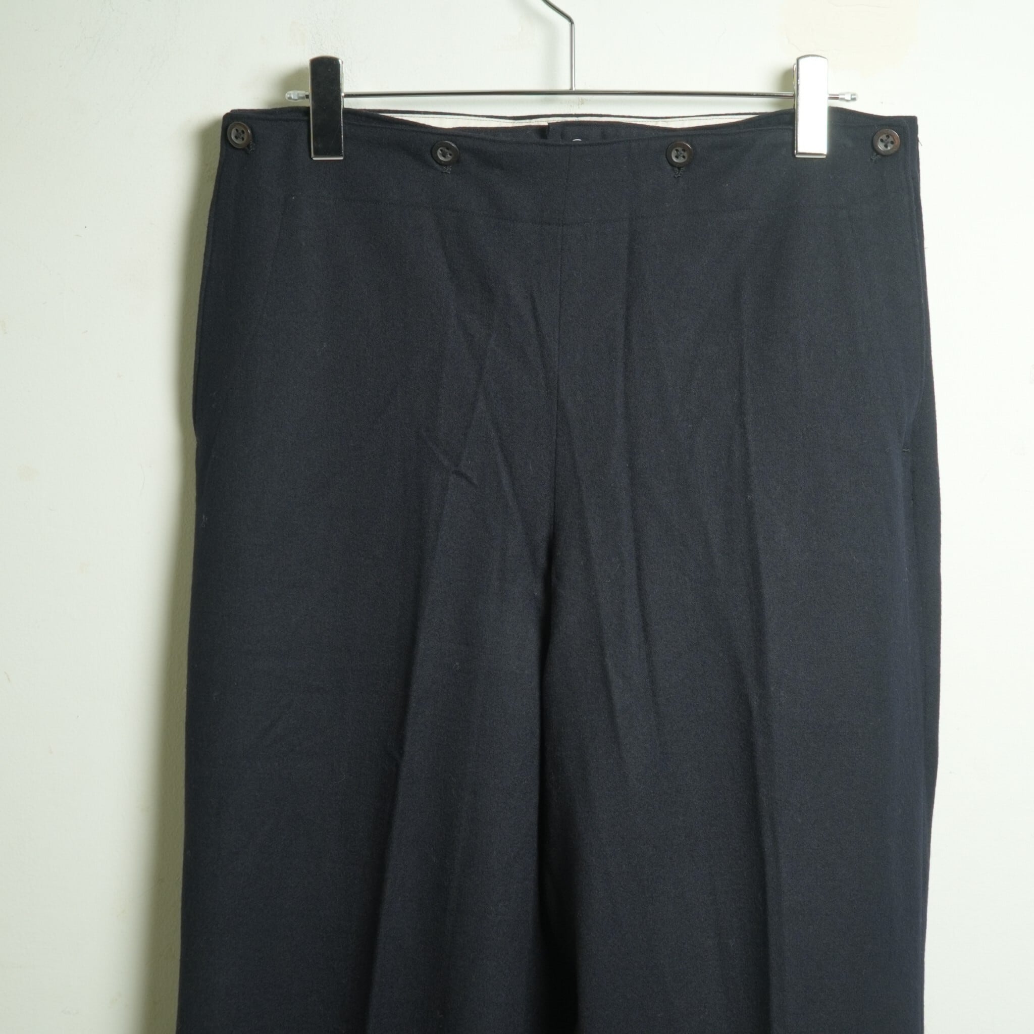 1930〜40s French Navy Wool Sailor Pants【DEADSTOCK】 | AMICI used 