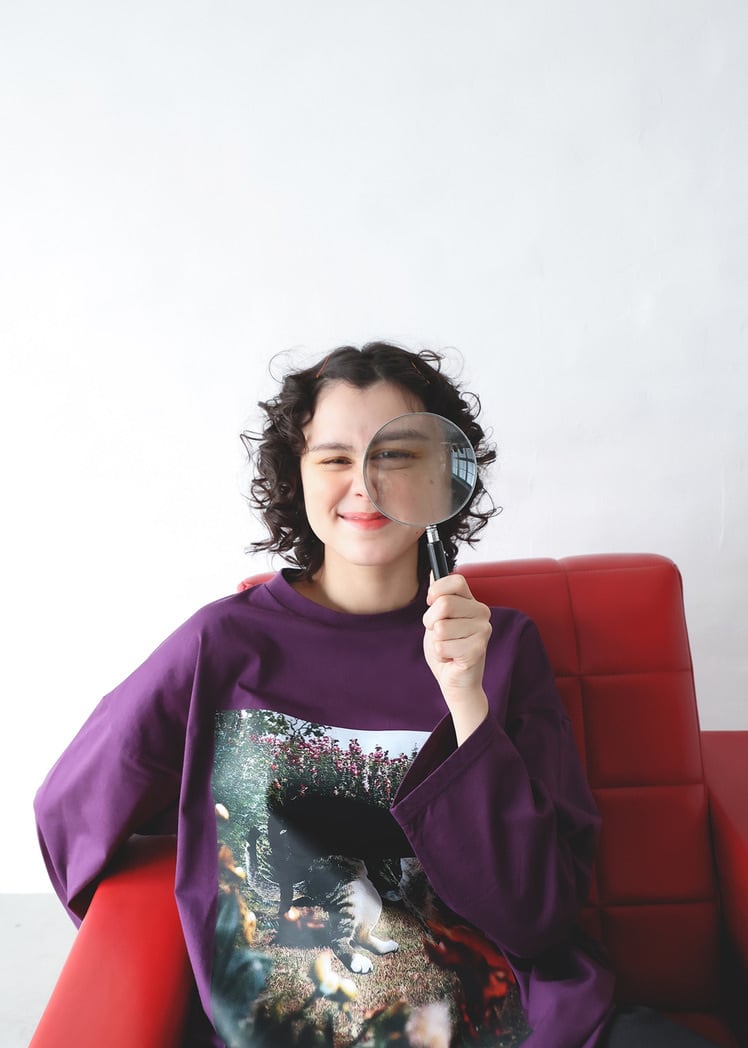 【 michirico 26AW 】 The Cats' Move BigT / MR26AW-07 / バイオレット / WOMENS