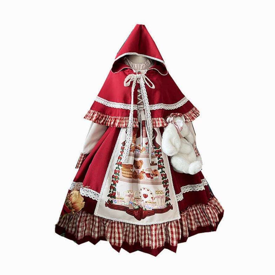 甘ロリ♡赤ずきんちゃん風セットアップ set54☆ | パステルキャンディ