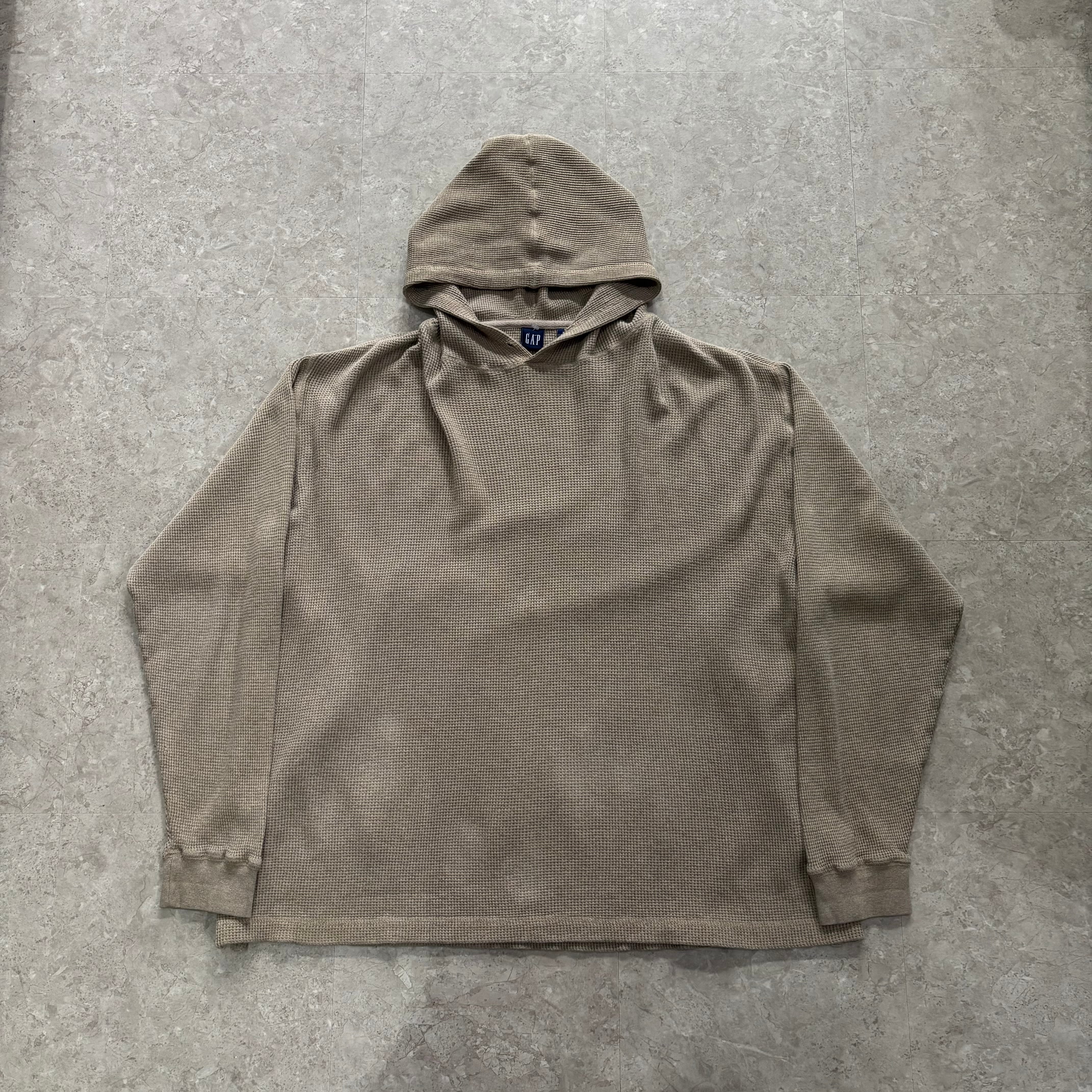 90s OLD GAP waffle knit hoodie【仙台店】