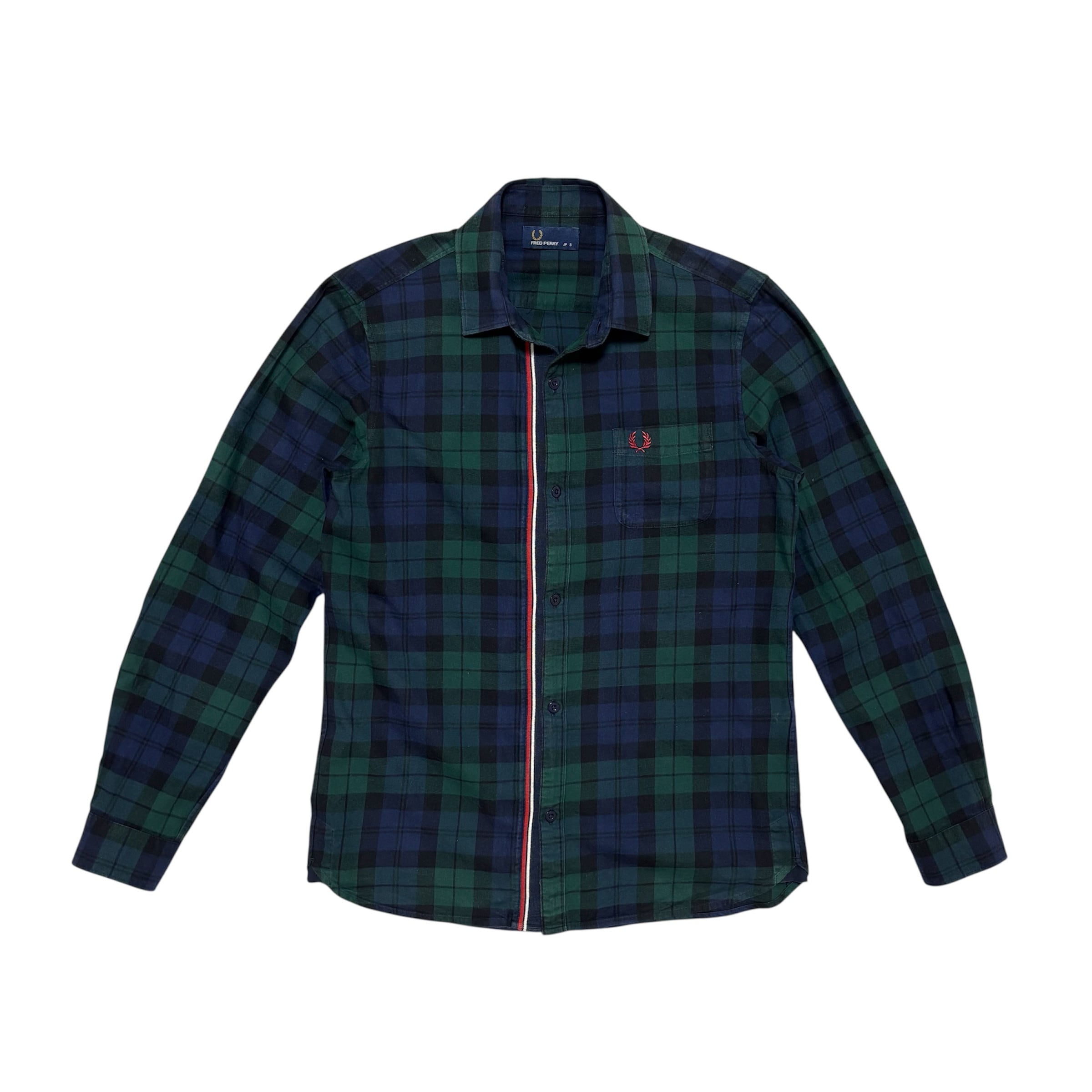 中古 フレッドペリー FRED PERRY 長袖シャツ クリーニング済み
