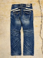 00's design denim pants