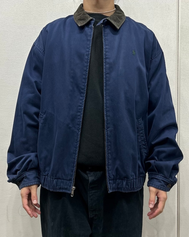 90's Polo by Ralph Lauren Swing Top Jacket ''襟コーディロイ''【下北沢店】