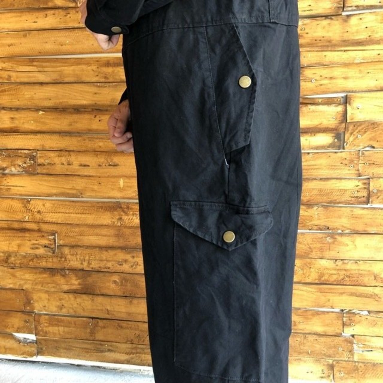 Topanga Men's オーバーサイズジャンプスーツ ブラック