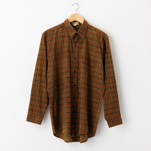 Whirlpool Pattern Shirt Brown